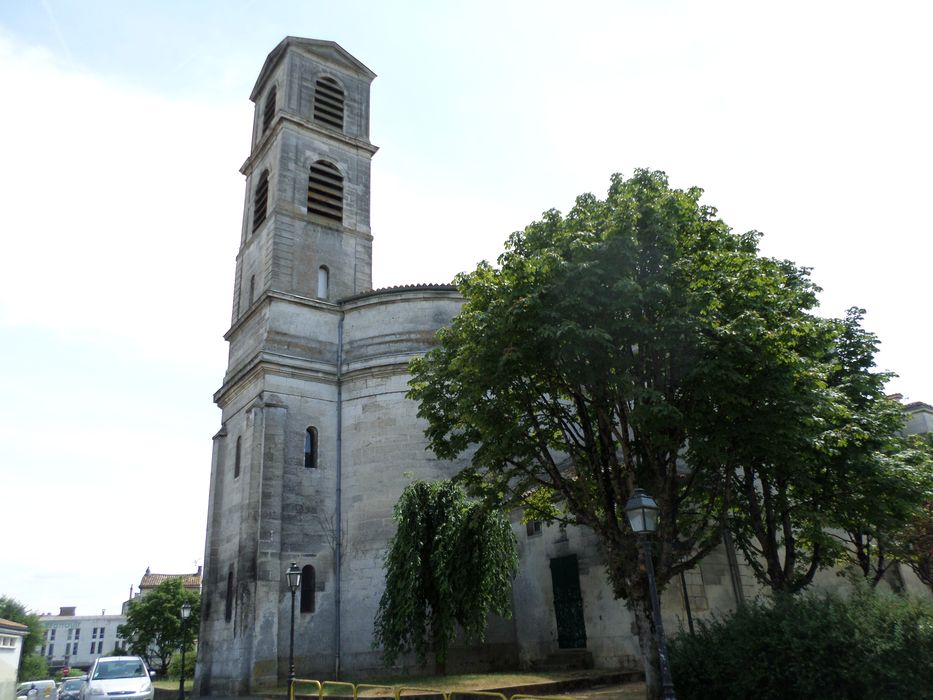 Clocher, élévation ouest