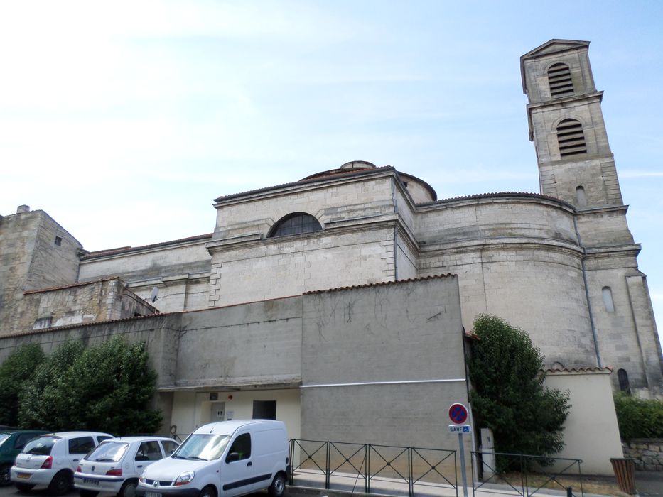 Façade latérale est, vue partielle