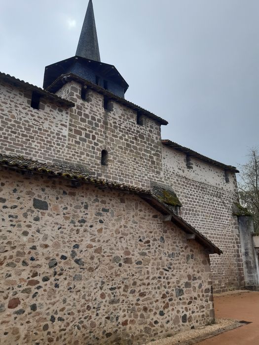 façade latérale nord, vue partielle