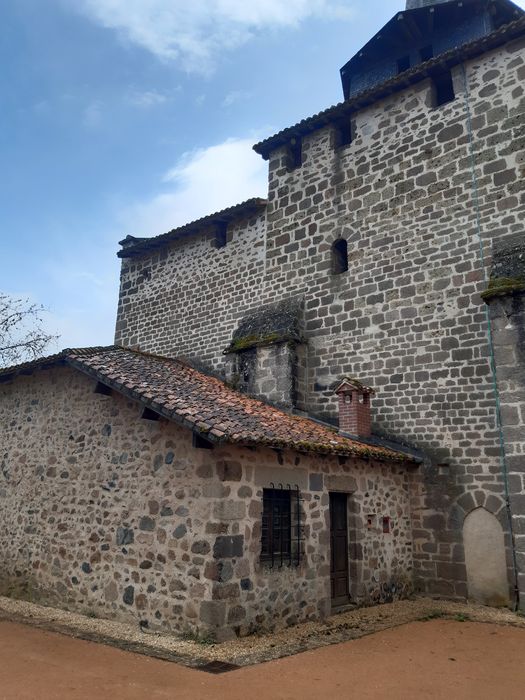 façade latérale nord, vue partielle