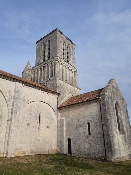 clocher, élévations sud et ouest