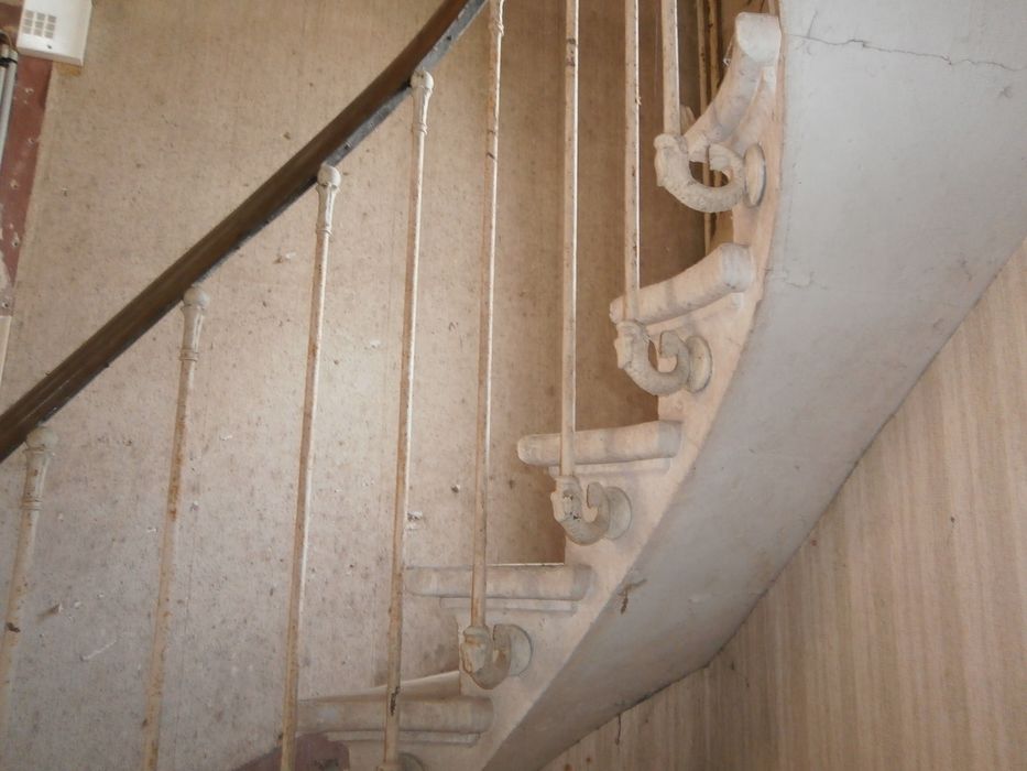 escalier, détail de la rampe