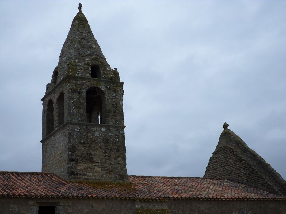 clocher, élévations sud et ouest