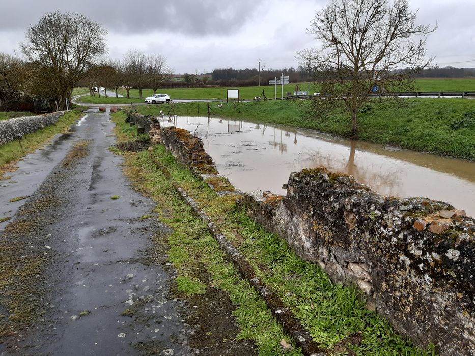 vue partielle du pont, état sanitaire