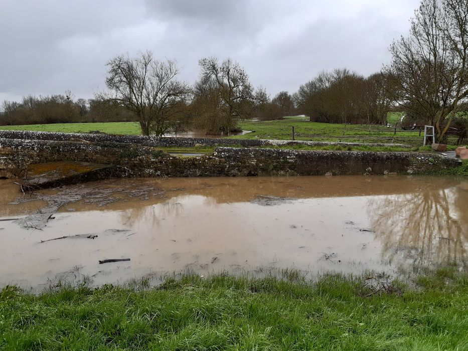 vue partielle du pont, état sanitaire