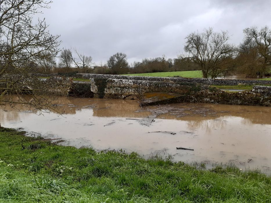 vue partielle du pont, état sanitaire