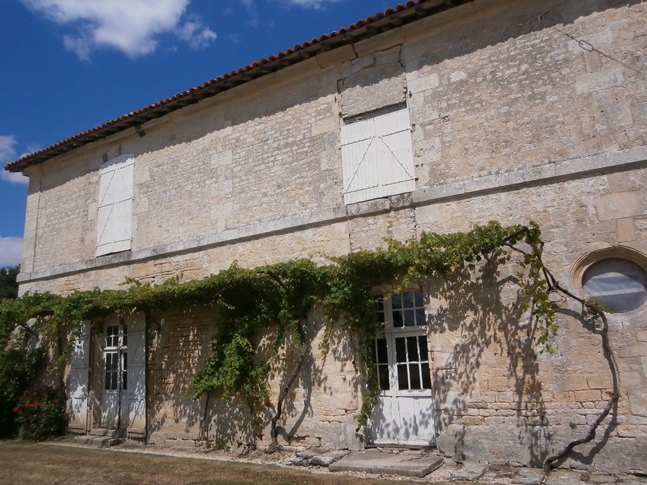 façade ouest, vue partielle