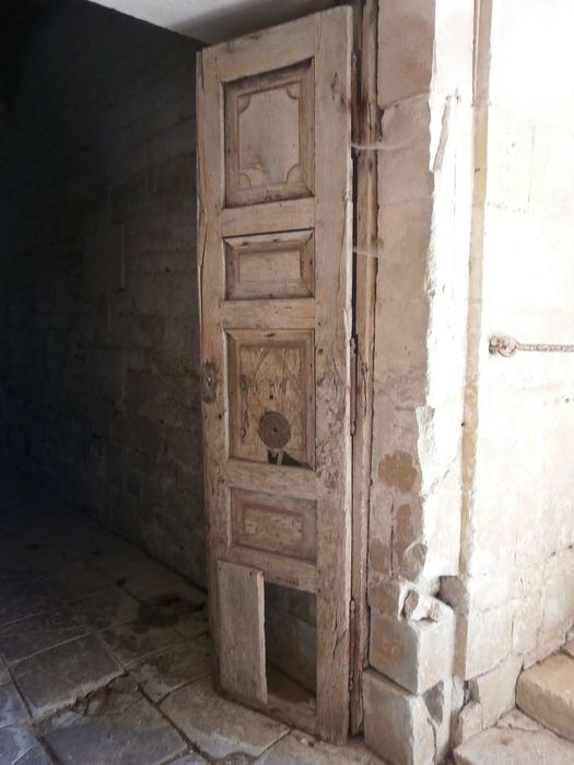 vestibule de l’escalier monumental, détail d’un vantail de porte