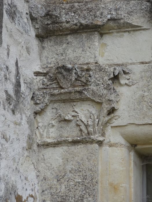 chapelle sud, porte d’accès, détail