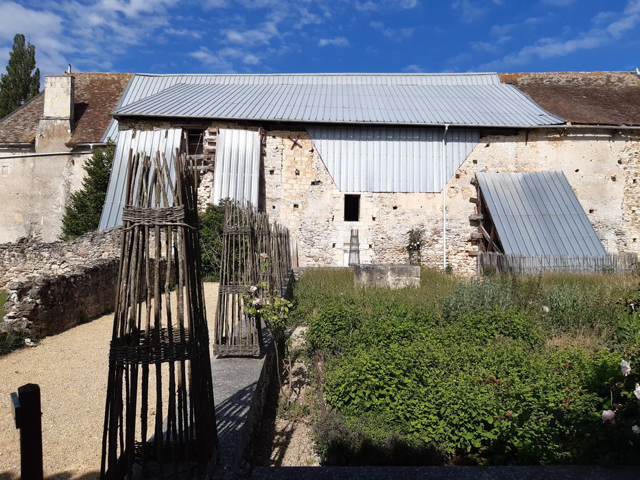 aile ouest, façade est, vue partielle