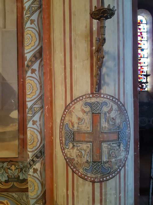 chapelle Saint-Laurent, peinture monumentale, détail