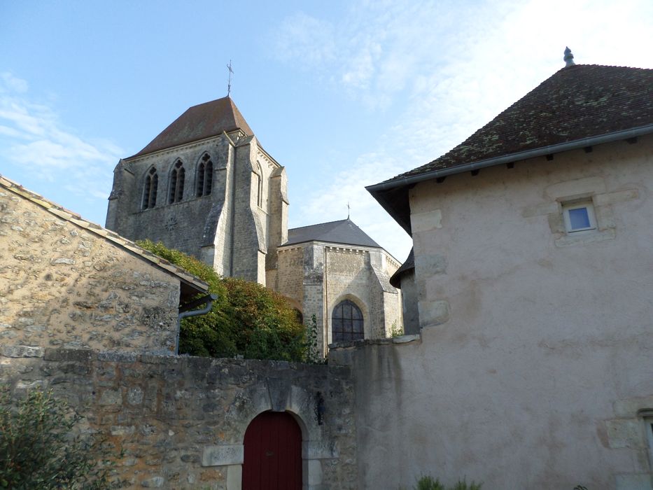 clocher, élévation sud, vue partielle