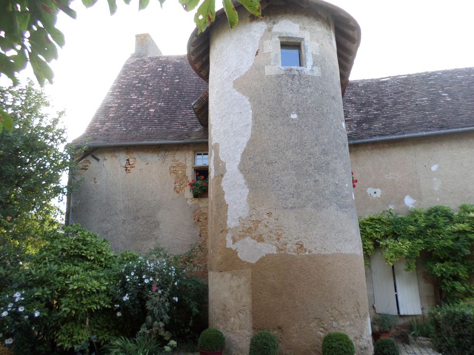 façade ouest, vue partielle