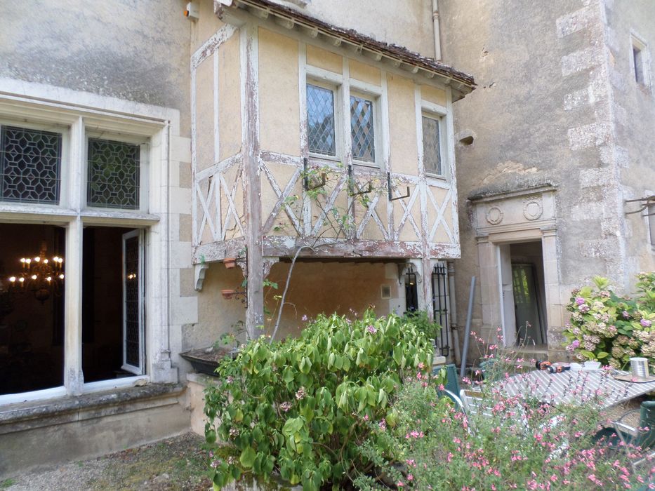 façade ouest, vue partielle