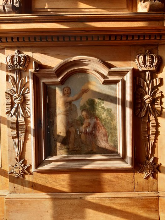 chapelle Saint-Louis, tableau de la sacristie : Baptême du Christ (le)
