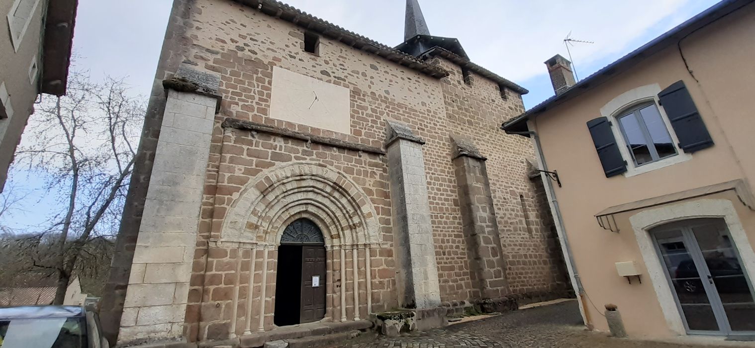 façade latérale sud, vue partielle