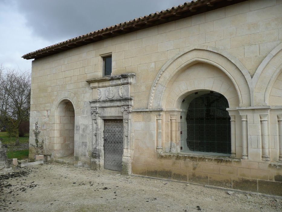 façade ouest, vue partielle