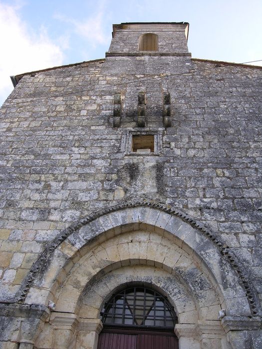 façade ouest, vue partielle