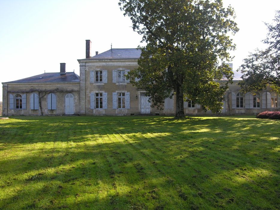 façade ouest, vue partielle