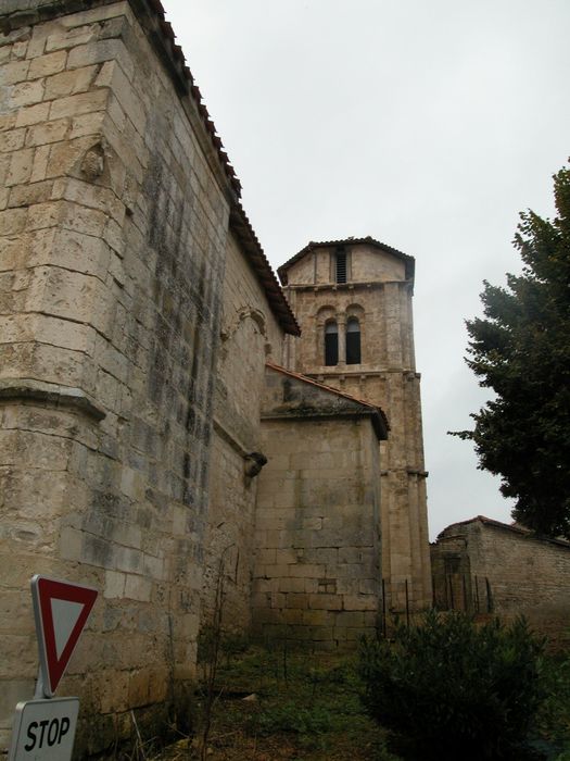 façade latérale nord, vue partielle