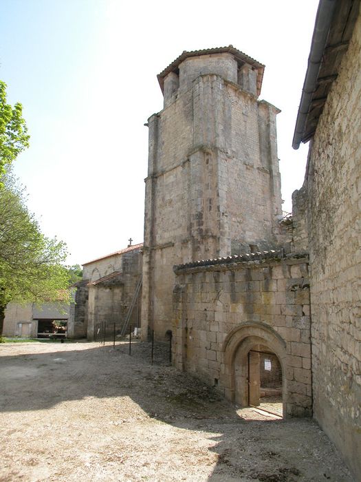 clocher, élévations nord et ouest