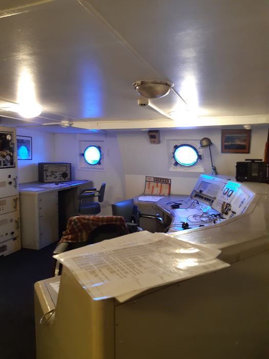 bateau météorologique (frégate) : France I, aménagement intérieur