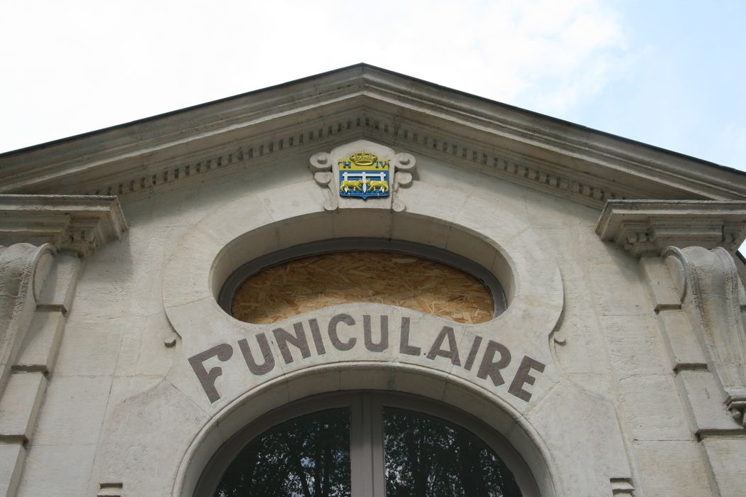 bâtiment d’accueil du funiculaire, détail