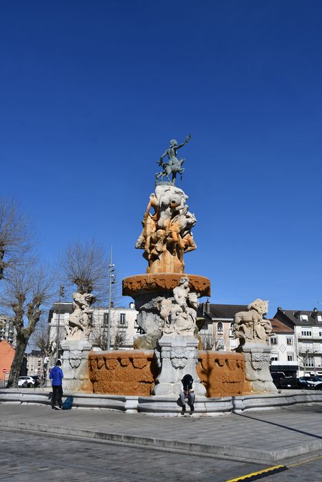 vue générale de la fontaine