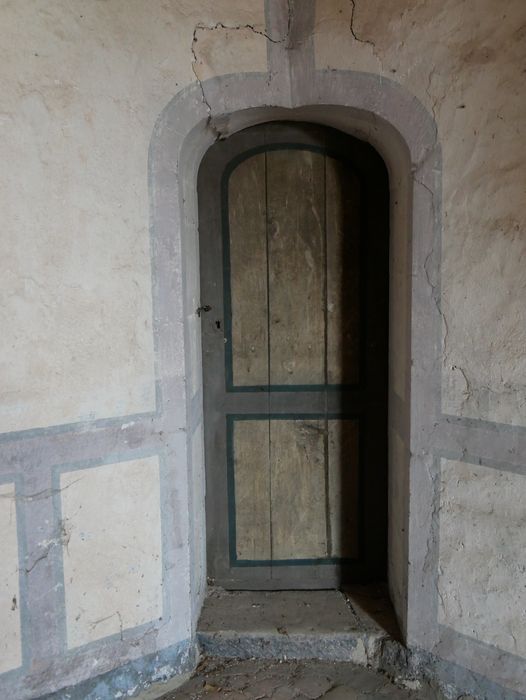 pièce du 3e étage, porte d’accès