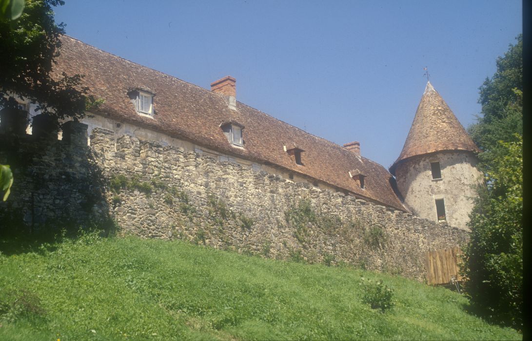 terrasse est, mur