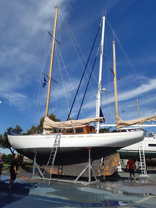 bateau de plaisance (yawl bermudien) dit Ismana - © Ministère de la Culture (France), Direction Régionale des Affaires Culturelles de Nouvelle-Aquitaine – Tous droits réservés 