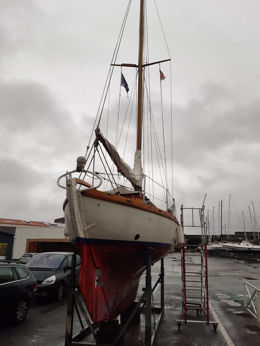 bateau de plaisance (sloop bermudien) dit Mary-Ann - © Ministère de la Culture (France), Direction Régionale des Affaires Culturelles de Nouvelle-Aquitaine – Tous droits réservés 