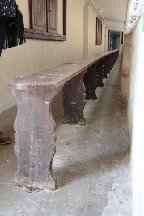 banc de la galerie