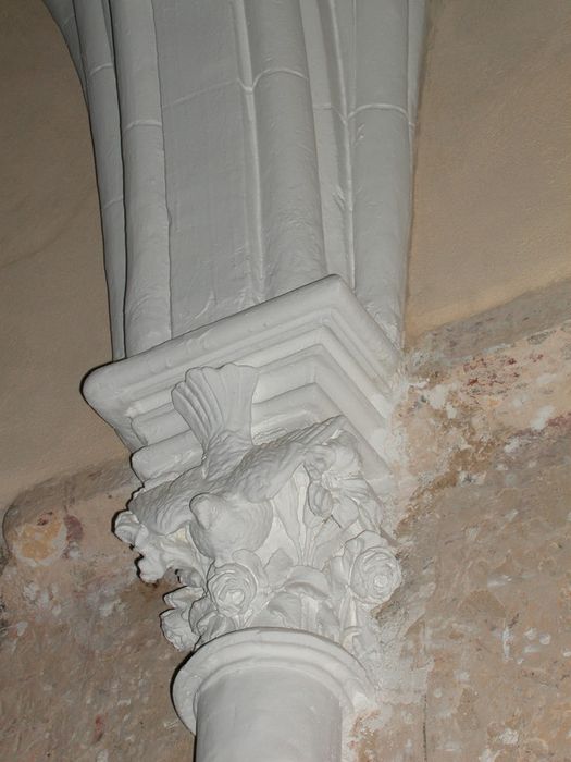 détail d’un chapiteau sculpté