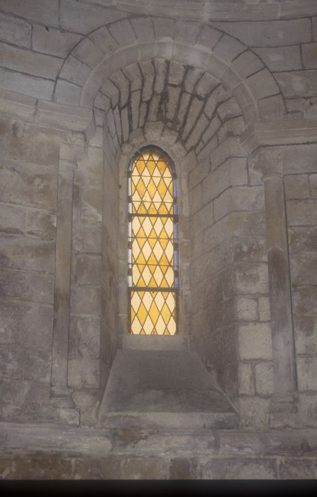 abside du choeur, détail d’une baie