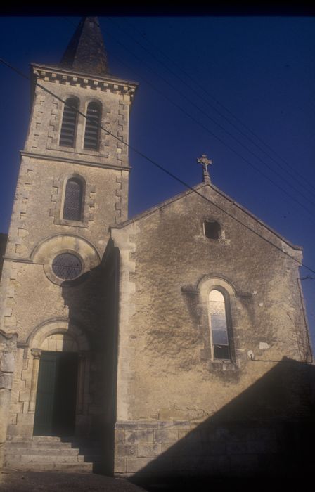 façade latérale sud-est, vue partielle