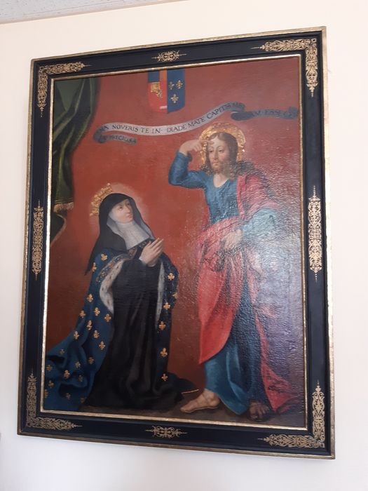 tableau : Apparition du Christ à sainte Radegonde - © Ministère de la Culture (France), Direction Régionale des Affaires Culturelles de Nouvelle-Aquitaine – Tous droits réservés 