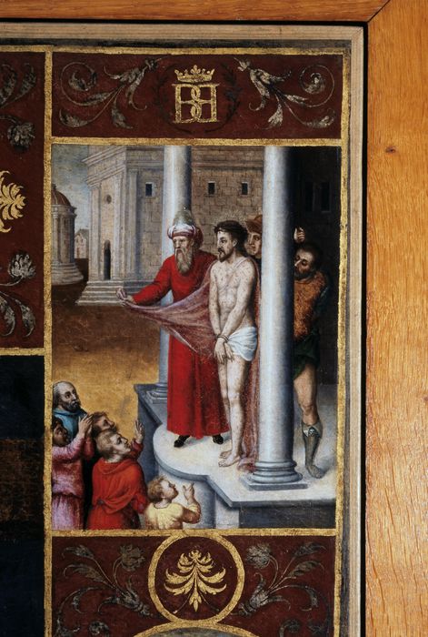 tableau : Christ de pitié, détail