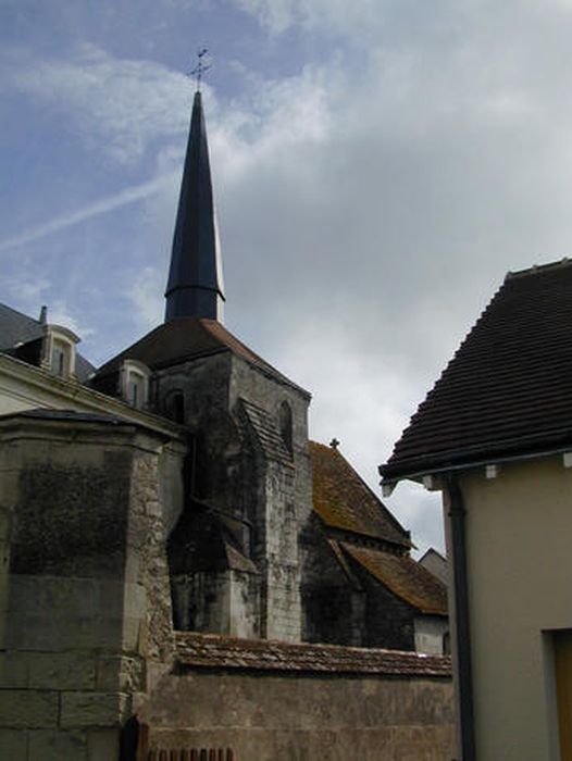 clocher, élévation sud, vue partielle