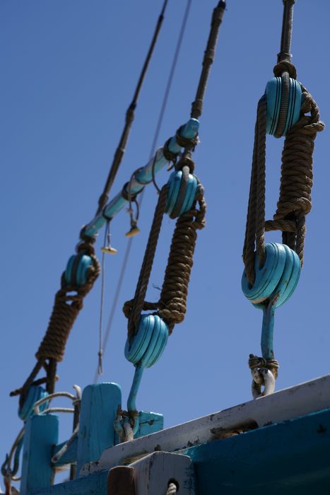 bateau de pêche, sloop mytilicole à dérive dit Notre-Dame-de-la-Clarté (de la baie de l'Aiguillon)
