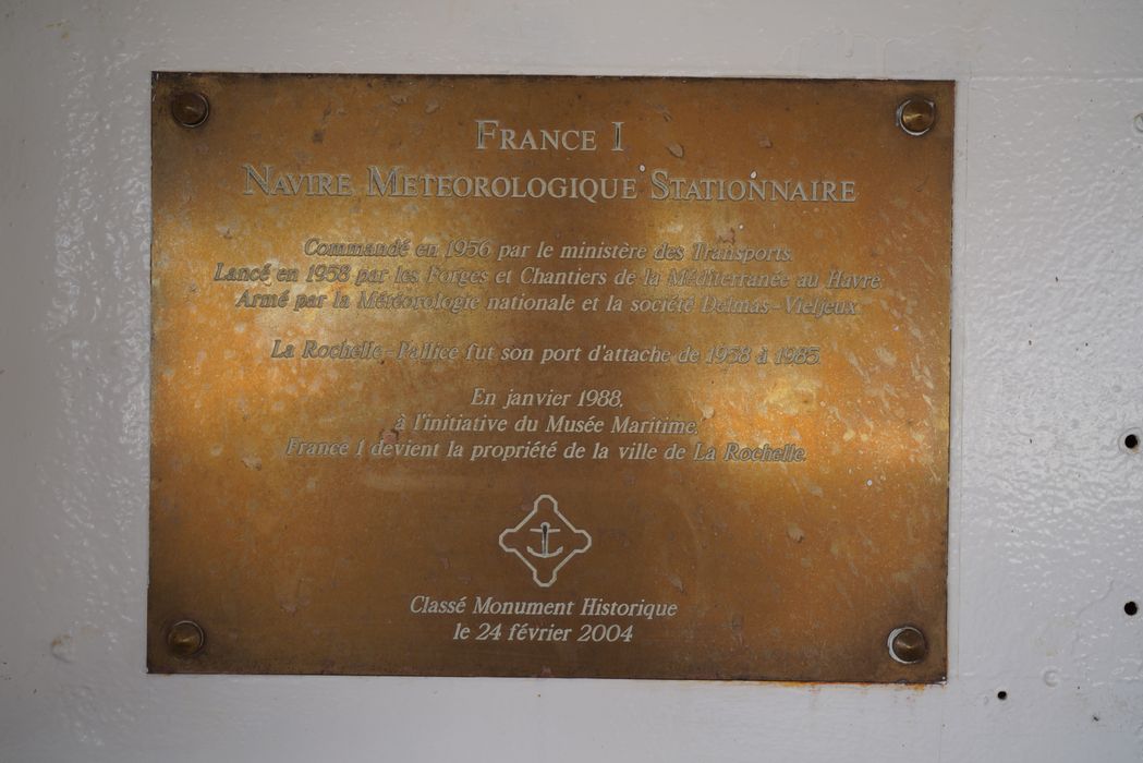 bateau météorologique (frégate) : France I