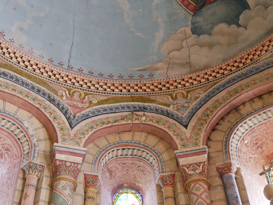 peinture monumentale décorative, vue partielle