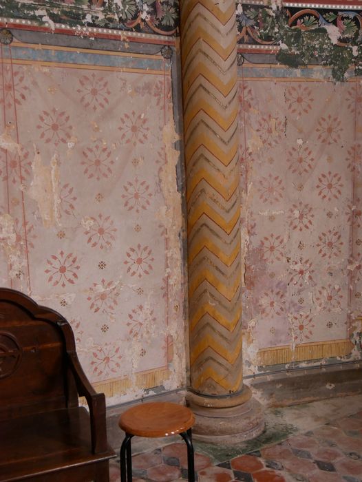 peinture monumentale décorative, vue partielle