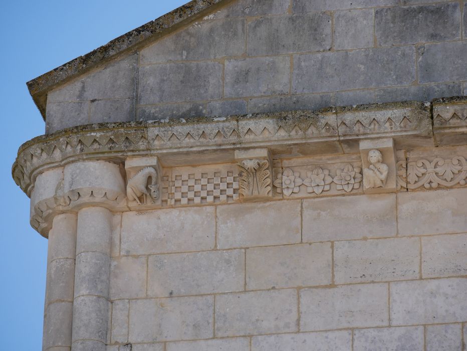 façade ouest, détail