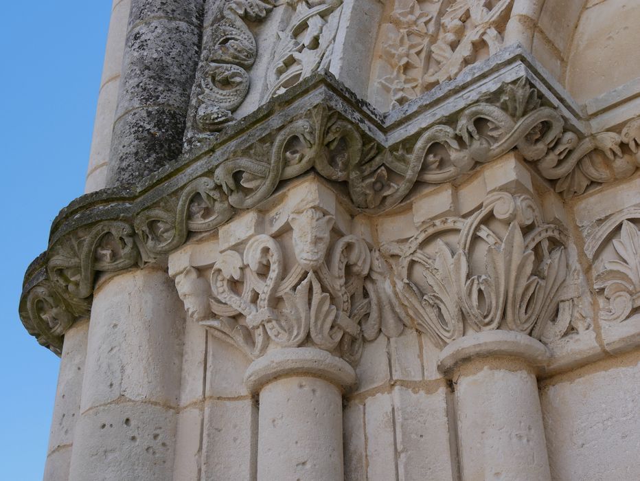 façade ouest, détail