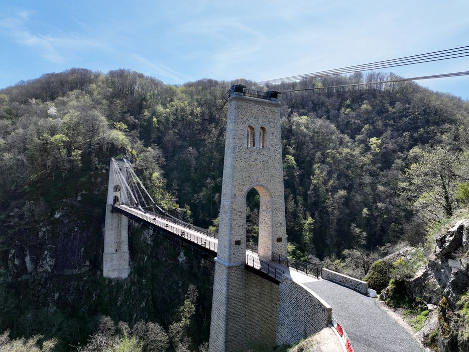 vue générale du viaduc depuis l’Ouest