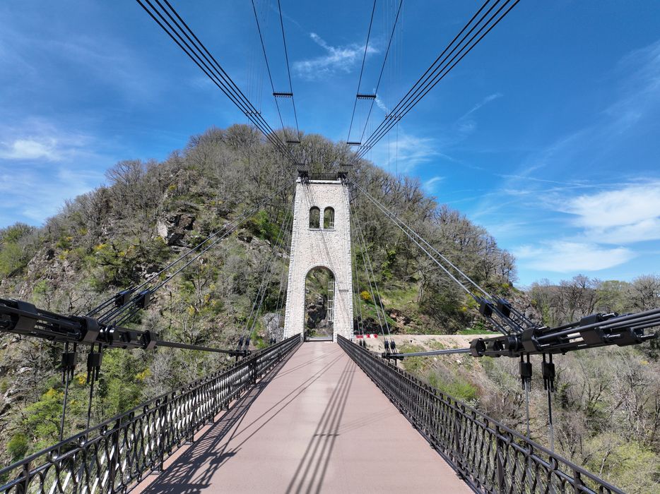 vue partielle du viaduc côté Lapleau
