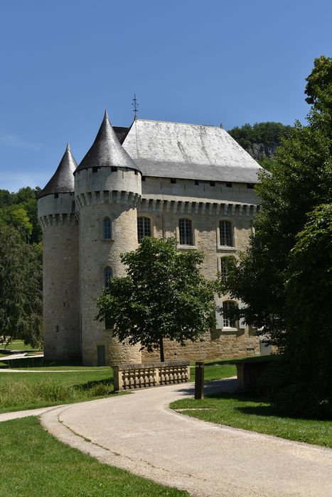 vue ouest du château