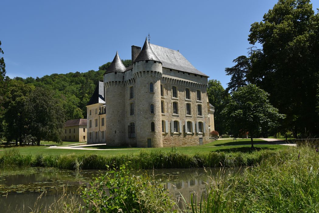 vue sud-ouest du château
