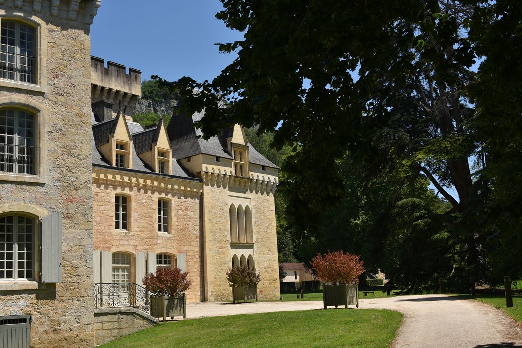 vue sud du château